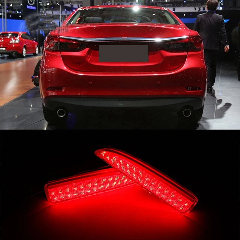 LED Rear Bumper Reflector Light Tail Brake Fog Lamp Stop for Mazda 6 Atenza 2013-2016 Car Accessories |