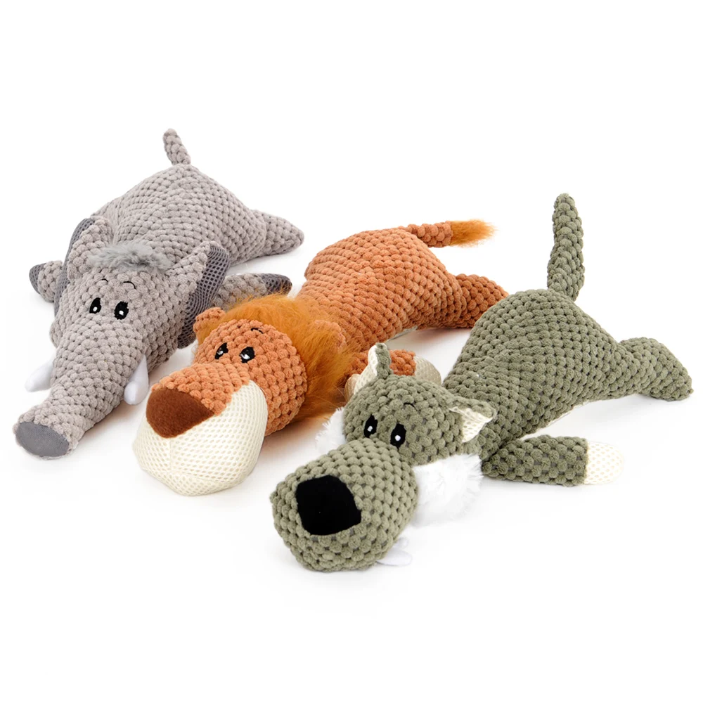 plush dog toys for aggressive chewers