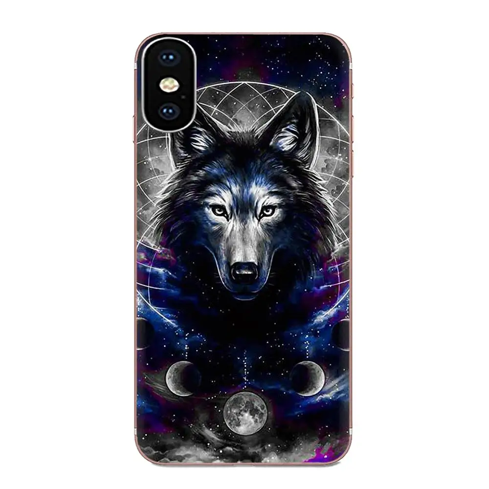 as picture Для Huawei Honor 4C 5A 5C 5X6 6A 6X7 7A 7C 7X8 8C 8S 9 10 10i 20 20i Lite рro бант из ленты TPU с изображением чехол Capa волка на снежную погоду - Цвет: as picture