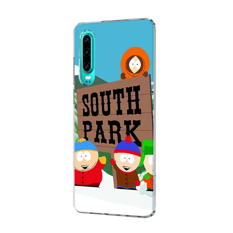 3 Чехол для телефона из ТПУ для huawei P30 P20 P10 P8 P9 Lite Pro P Smart Z Plus, чехол с аниме Southpark - Цвет: 3