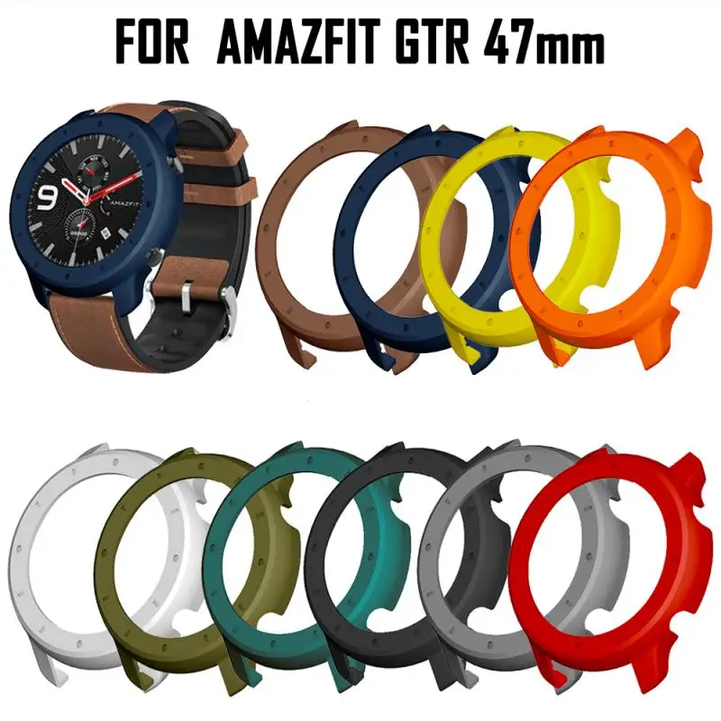 Мягкий чехол для Huami AMAZFIT GTR 47 мм силиконовая рамка защитные аксессуары умных