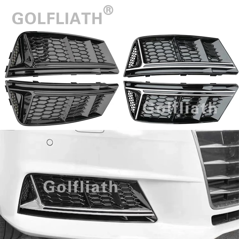 GOLFLIATH Новинка A4 B9 обновление до RS4 стильная медовая расческа противотуманная фара