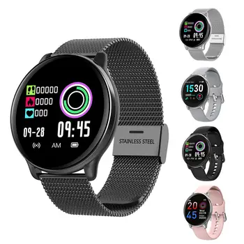 

Smart Bracelet Fitness Tracker Watch with Heart Rate Blood Pressure Monitor IP68 Waterproof Bluetooth Bracelet for Women and Me