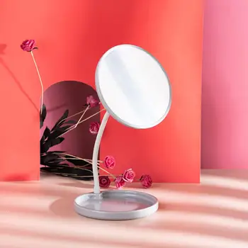 

Makeup Mirror With Detachable/Storage Base Mirror 90 Degree Rotation Travel Makeup Folding Compact Desktop Table Mirror Mirrors