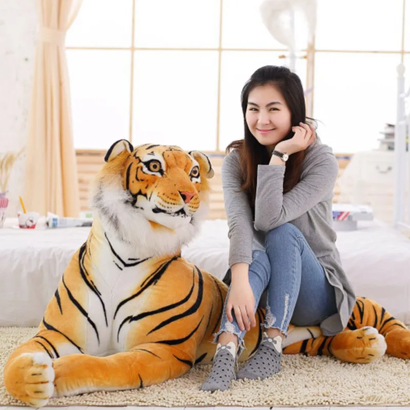 

Hot Selling Model Tiger Plush Toy Doll-Processing Customizable Logo Recruit Agents