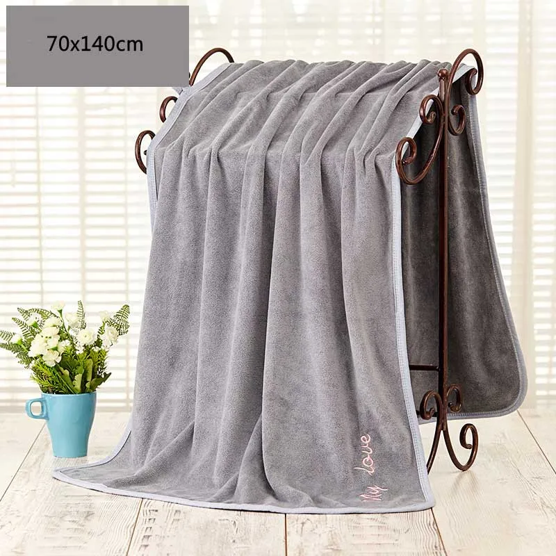 grey my love 70 см* 140 см собака кошка полотенце со щенком из микрофибры сильное поглощающее воду банное полотенце для домашних животных быстросохнущее мягкое полотенце для собак s одеяло матрас - Цвет: grey my love