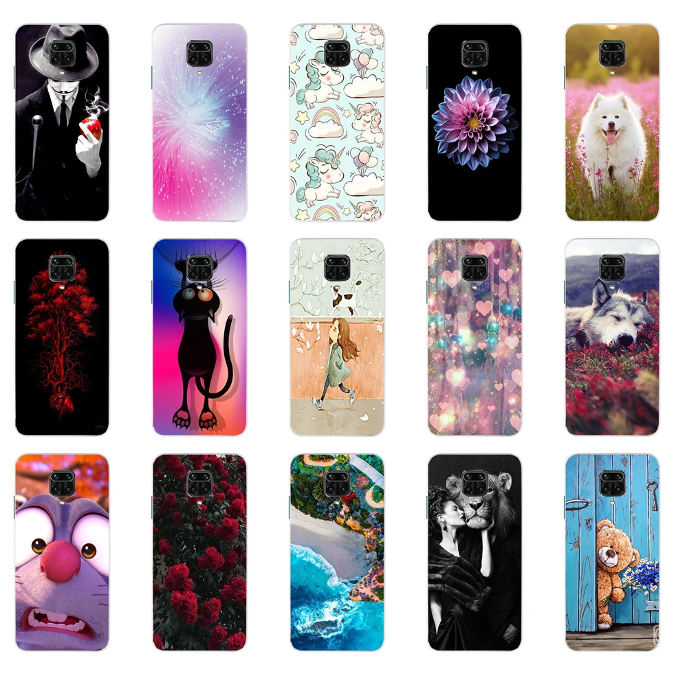 For Xiaomi Redmi Note 9 Case Soft TPU Silicon Cover For Xiomi Redmi Note 9 Pro Note9 9 pro phone back Cases Funda