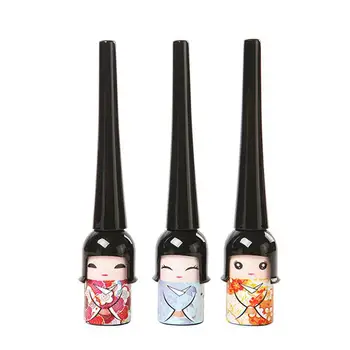 

Cute Girls Doll Eyeliner Black Waterproof Liquid Eyeliner Eye Beauty Liner Cosmetic Pens Waterproof Long Lasting Makeup Pen F7P9