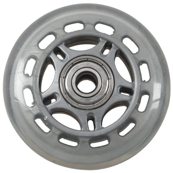 

Skating Shoes 608ZZ Bearing Inline Skate Wheel Clear Gray