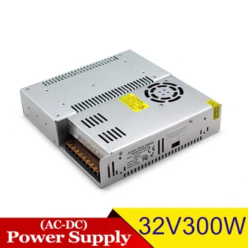 

Regulated DC Power Supply 32V 9.4A 300W Driver Transformer AC To DC32V Power Supplies For Lighting CNC CCTV Monitor Machinery