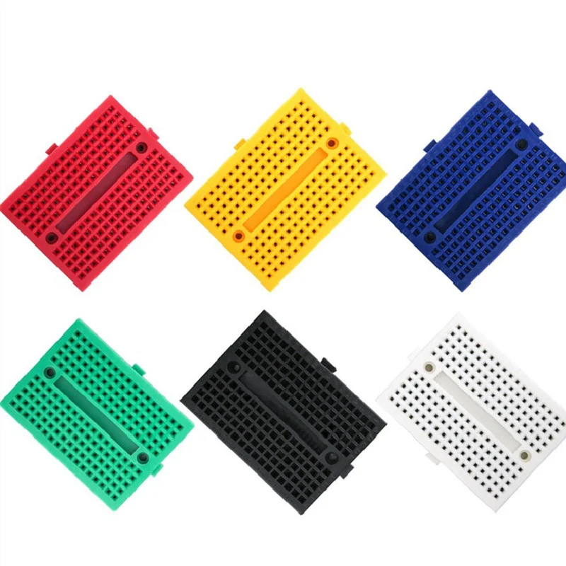 1pcs SYB-170 Mini Solderless Prototype Experiment Test Breadboard 170 Tie-points 35*47*8.5mm