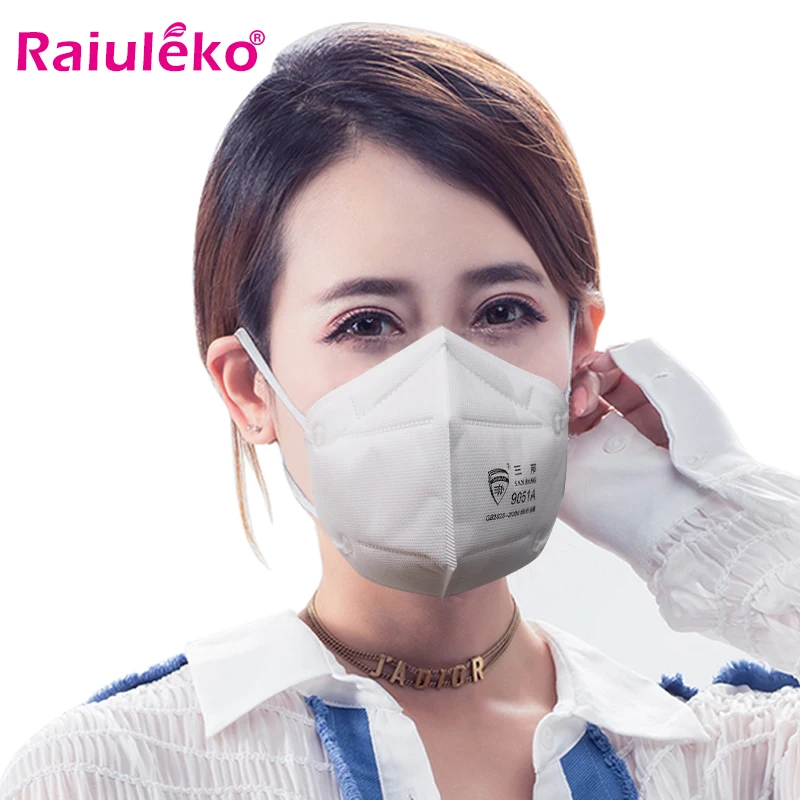 

10PCS N95 Mask CE Certificate Flu Anti Infection KN95 Masks Particulate Respirator PM2.5 mask Same Protective as KF94