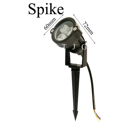 야외 LED 정원 잔디 조명, 조경 램프 스파이크, 방수 DC12V 경로 전구, 따뜻한 흰색 녹색 스포트 라이트, 9W, 220V, 110V 2