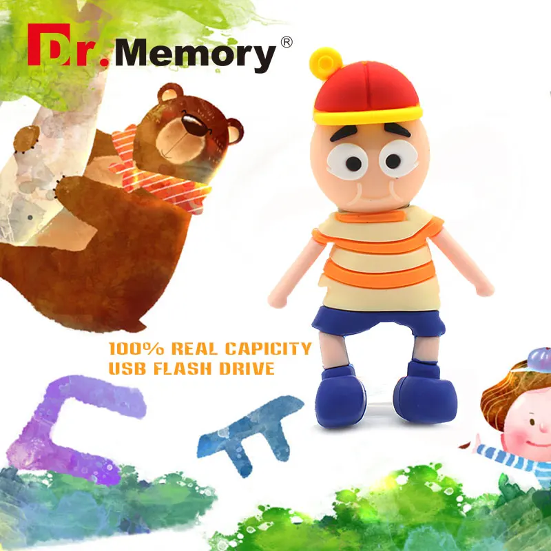 

Cartoon Cute Big Eyes Kid USB Flash Drives 64GB Mini Pendrive 4/8/16/32/128GB Memory Stick Pen Drive Flash Dish U Disk