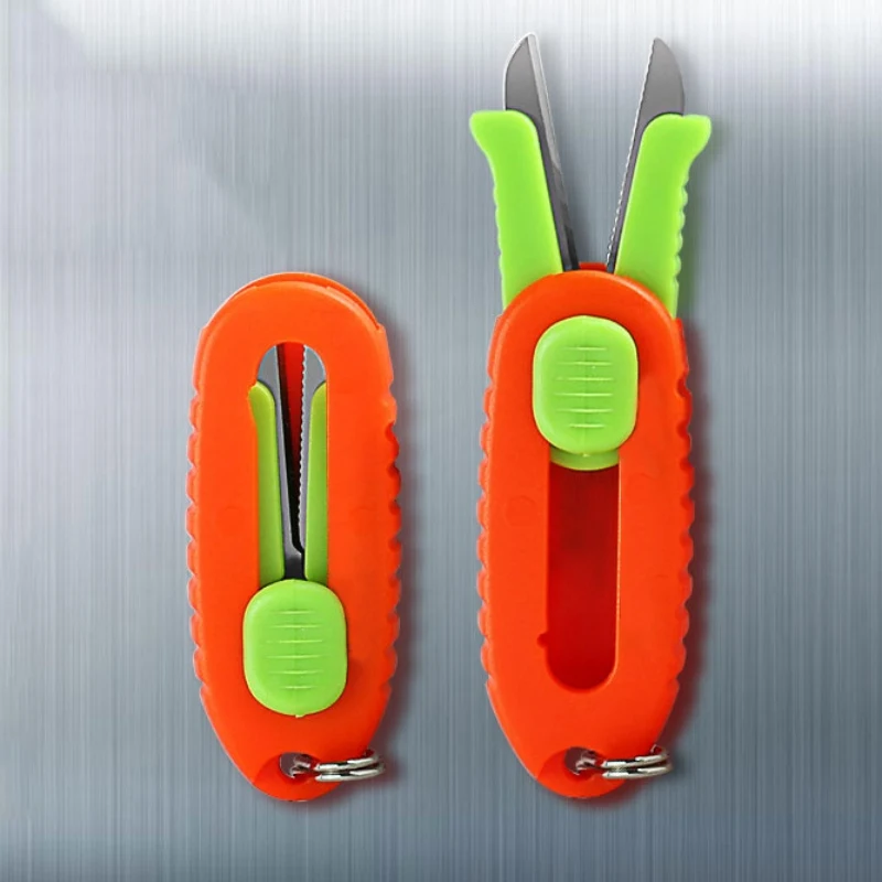 

Clipper Sewing Snip Thread Cutter Telescopic Portable Fishing Line Scissors DIY Craft Sewing Scissors Fishing Line Cutter