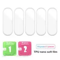 Nano soft film 10pcs Для Xiaomi браслет 4 полноэкранная высокая проницаемость пленка 3D HD Взрывозащищенная защита от падения пленка M4 Гидрогелевая Защитная Tem - Цвет: Nano soft film 10pcs