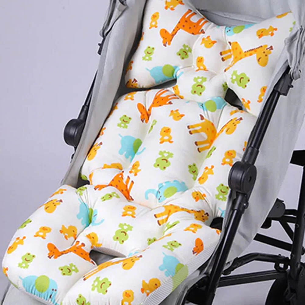 Хлопковая подушка для детской коляски коврик сиденья дышащий мягкий