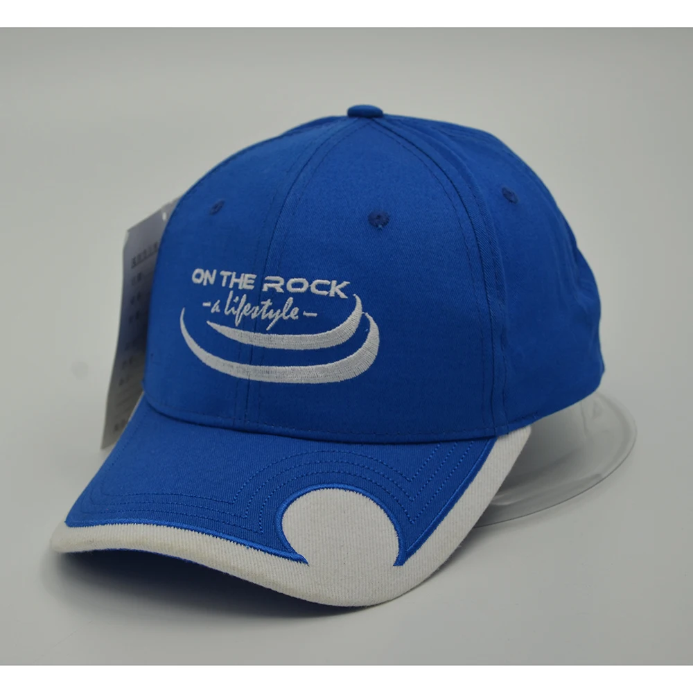 Embroidery cotton baseball cap adjustable hook and loop best price