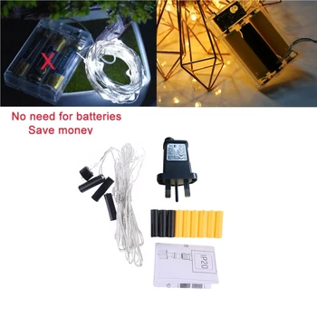 

LR6 LR03 AA AAA Battery US UK Power Supply Adapter Replace 2x 3x AA Battery for Christmas LED Light Toys Radio & more EU/US/EU