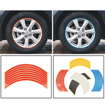 

Decal Reflective Wheel Rim Sticker Motorcycle Bike Tape For 10~20" Tire Reflective Car Stickers Adhesive Tape For Outdoor Safe