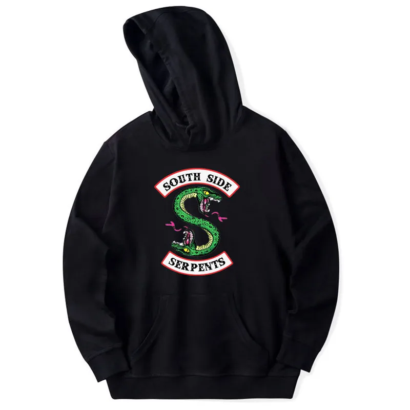 Косплэй костюм "South Side serpents" ривердейл толстовки кофты ривердейл Southside с капюшоном и штанов, спортивный костюм для девочек, Для женщин