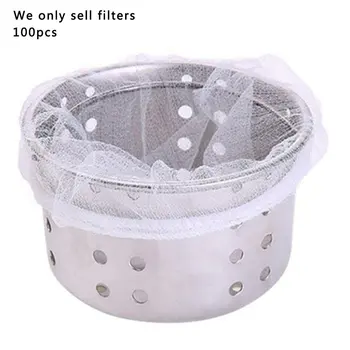

Kitchen Dishwashing Basin Sewer Outfall 100pcs Disposable Anti Clogging Polyester Fiber Water Tank Filter