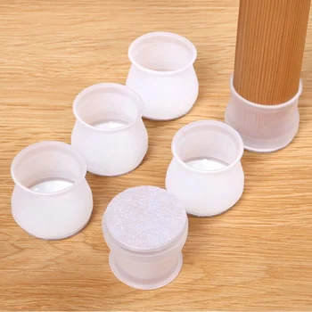 

16 Pcs/Pack Table Chair Leg PVC Cap Pad Furniture Table Feet Cover Floor Protector Non-slip Table Chair Mat Caps Foot Protection
