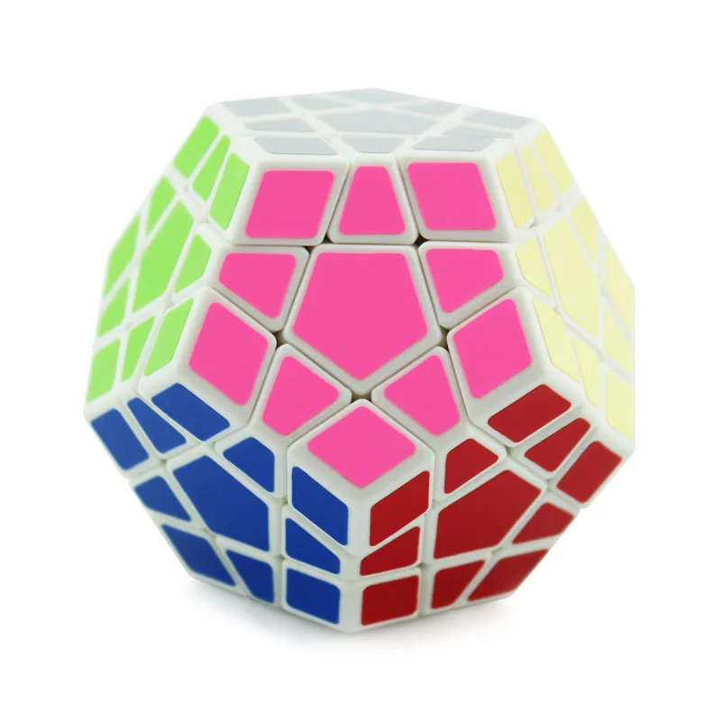 Kathrine пять магических кубиков белый Shengshou megaminx 12 поверхности тела 3-заказ 5 кубиков Рубика Профессиональная игра