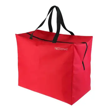 

NICEXMAS Holiday Christmas Tree Storage Bag Roomy Zippered Bag for Artificial Christmas tree with Handles Red
