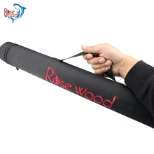 Жесткий чехол для хранения удочки из розового дерева для 6 футов, 7 футов, 8 футов, 2 шт., чехол для путешествий с регулируемым ремешком