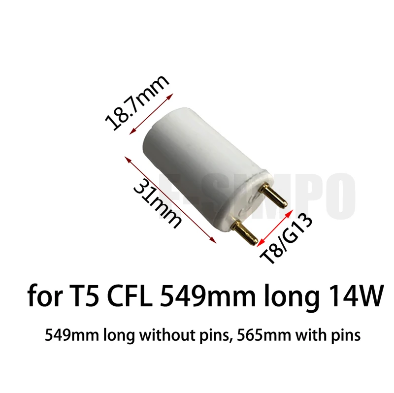 T8 to t5 socket adapter LOGO 800