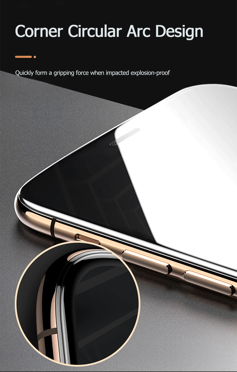 Benks 2PC VPRO Tempered Glass AGC For iphone 11 Pro X XS Max XR Screen Protector 3D Full Screen Curve Edge Protective Front Film (4)
