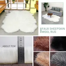 Carpet Floor Irregular Shape Chair Sofa Bedroom Fluffy Rugs Luxurious Multicolored 180X110cm Dining Room Home Warm Anti-Skid
