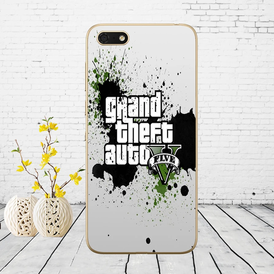 33DD Grand Theft Auto GTA V Мягкий силиконовый чехол для Huawei Honor 9 10 Lite 7A 5,45 7a pro 7c 5,7 дюймов 7x 8x чехол - Цвет: 3