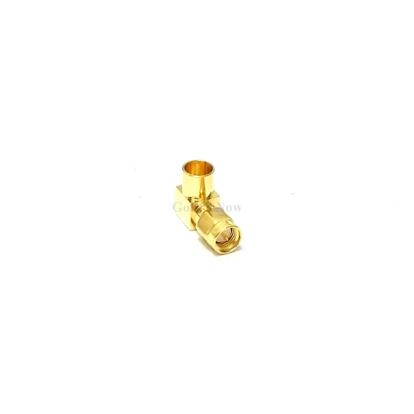 10 шт. РЧ коаксиальный 6 г правый угол SMA Мужской Для 50-5 RG401/250 соединительный кабель Разъем