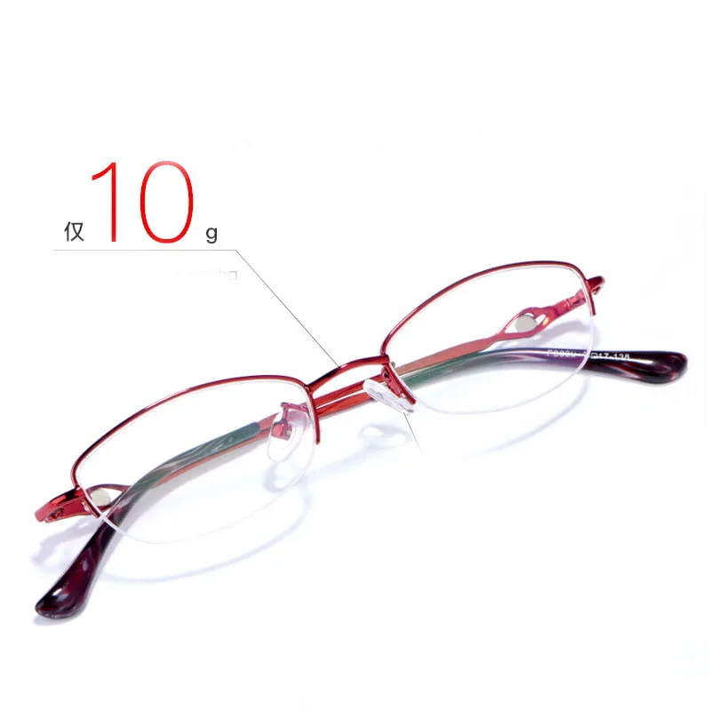 Женские очки с бриллиантами, оправа, овальная металлическая полуоптическая прозрачная линза, очки oculos de grau feminino, очки по рецепту