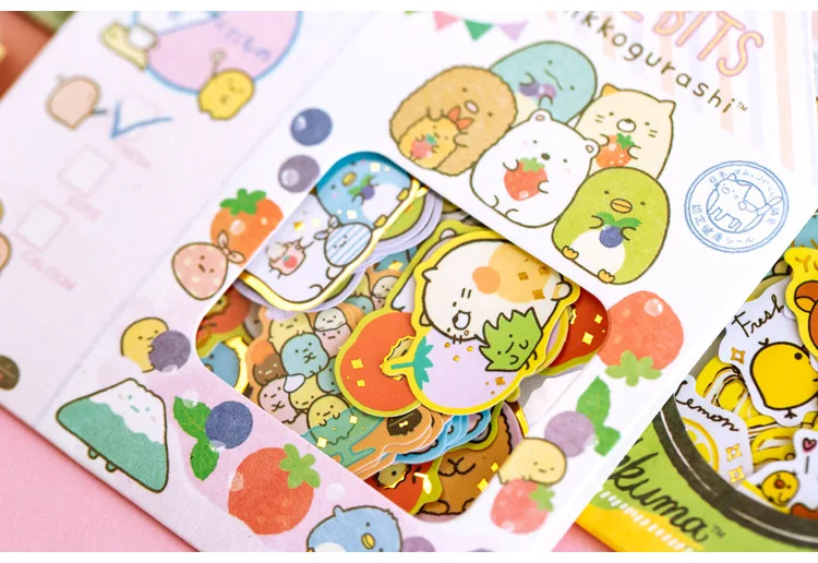 Rilakkuma и Kawaii Sumikko Gurashi Bullet Journal Декоративные Канцелярские наклейки Скрапбукинг DIY дневник альбом палка этикетка