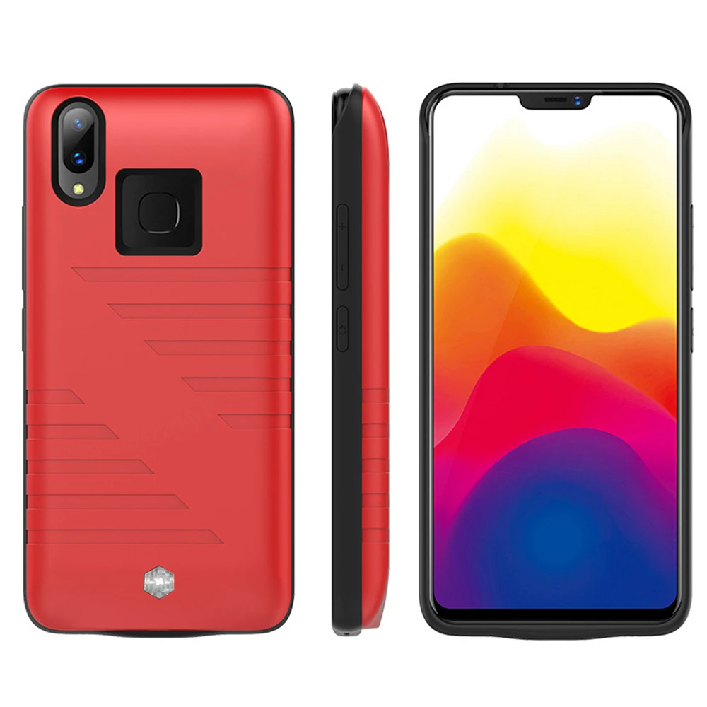 Тонкий внешний аккумулятор NTSPACE 6800 мАч чехол для VIVO V9 аккумулятора портативного