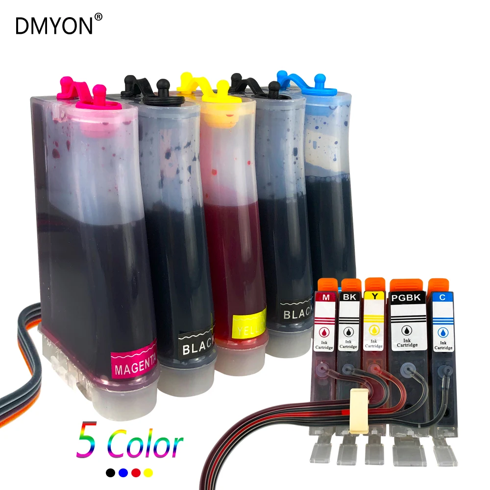 DMYON СНПЧ PG550 CL551 совместимый для Canon PIXMA IP7250 IP8720 IP8750 MG5450 MG6320 MG6350 MG7120 MG7150 MG7520 MG7550