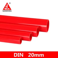 Sanking 2pcs UPVC Pipe 20mm  PVC Connector Garden Irrigation System Water Pipe Connectors Kitchen Faucet Accessories Joints