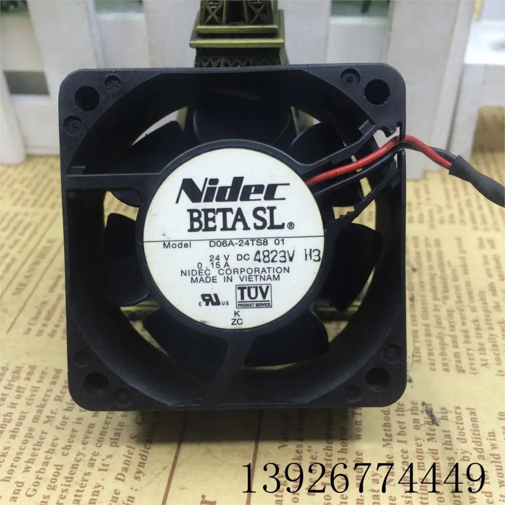 Для D06A-24TS8 01 японский Nidec 24VDC 0.15A 60*60*25 мм вентилятор преобразователя | Компьютеры и