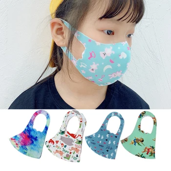 

Kids Cartoon Print Mouth Masks Dustproof Breathable Anti-fog Ventilation Mouth Cover Cotton Masks Professional Children Masks