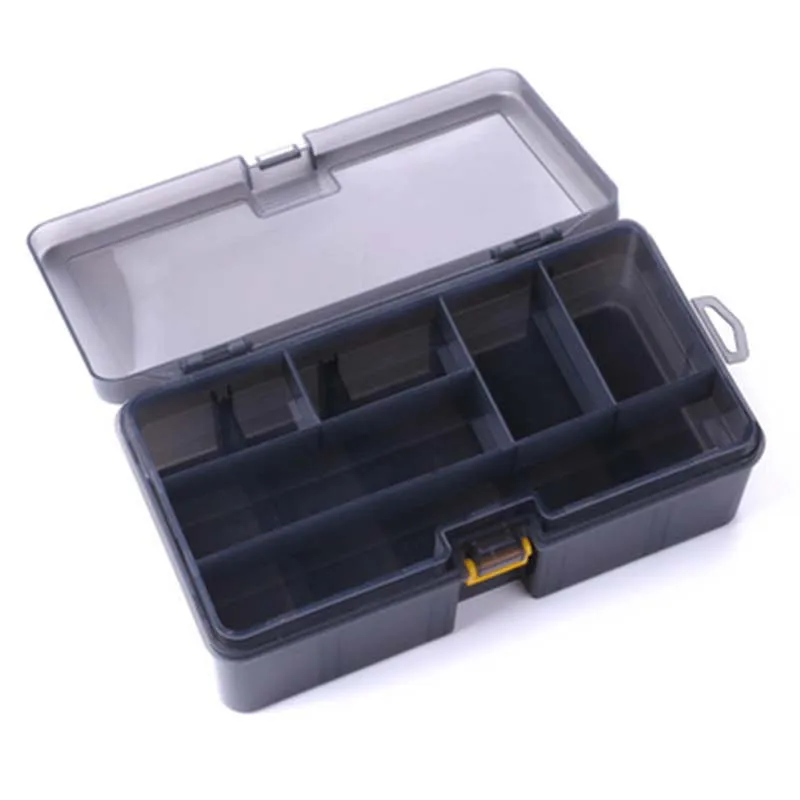 

1pcs Double Layer Multi-Functional Bait Storage Box Hardware Gadget 21.5*12*7cm