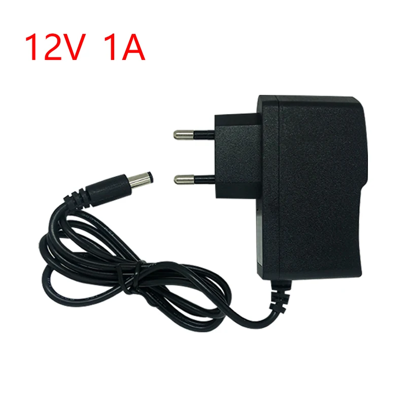 Universal 12V Power Supply Adapter with EU/US Plug