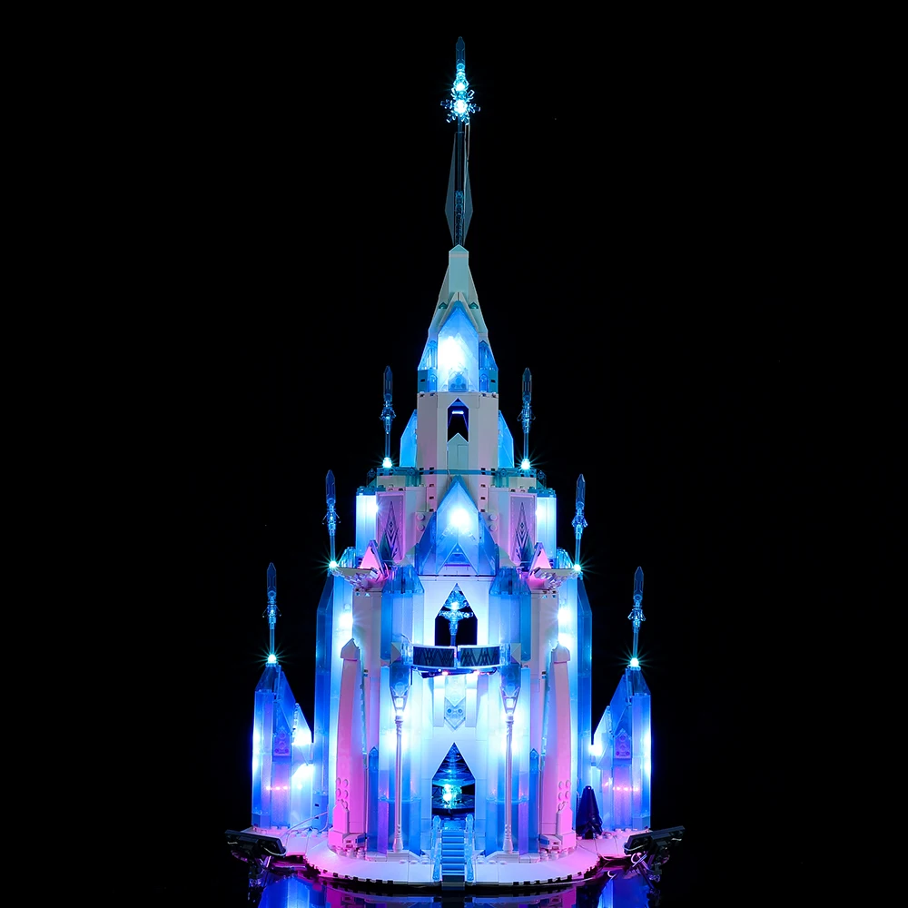 Led Light Kit Building Blocks The Ice Castle RC Sound Version For LEGO Frozen 43197 Only Light Kit Included