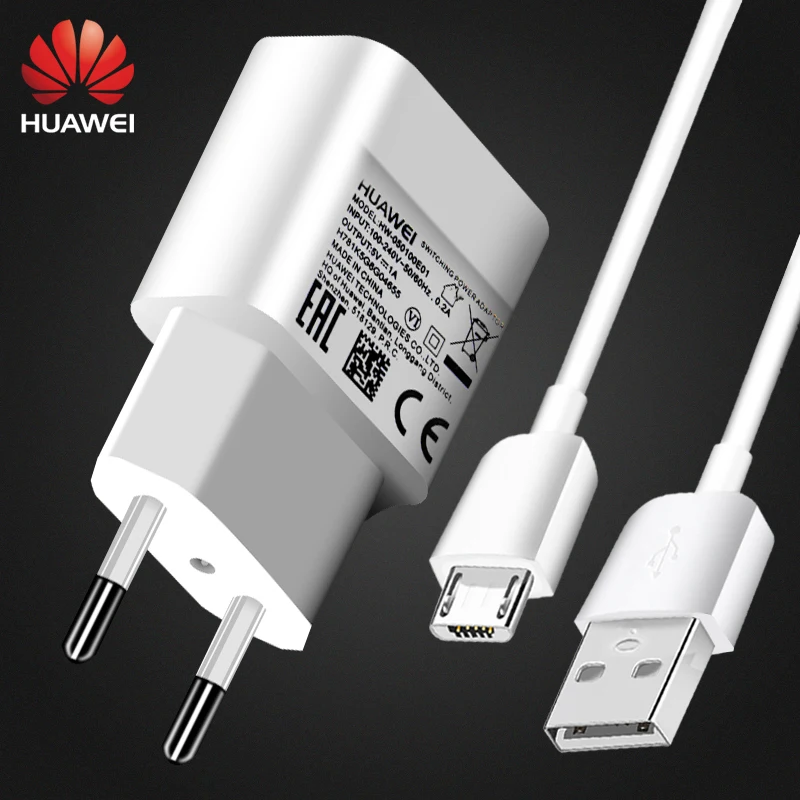 

Original Huawei Charger Micro USB 5V 1A Adapter Micro Cable Orginal For G9lite P8 lite Mate 7 8 s Honor 8lite Enjoy 8e 6s 9e 7s