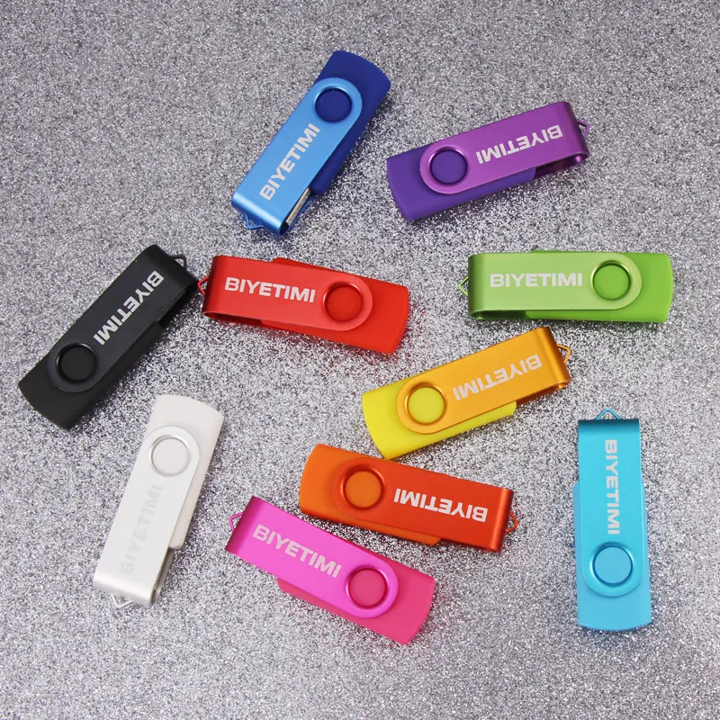 Usb флеш накопитель Biyetimi 128 ГБ 64 32 16 8 Гб|metal pen drive|128gb usb flash drivepen drive 64gb |