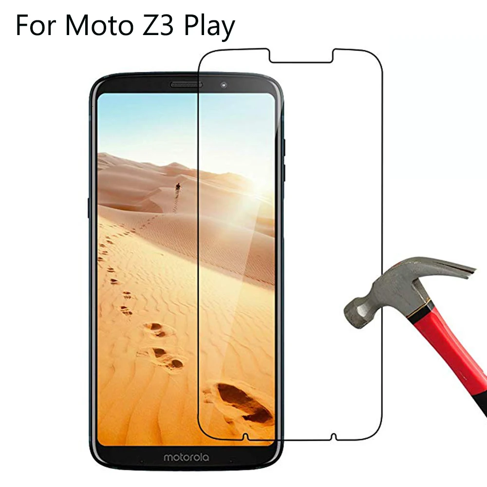 Tempered Mobile Phone Glass For Motorola Moto Z3 Play Full Glue Coverage Screen Protector Z3play Protective Film | Мобильные