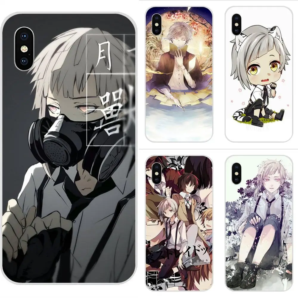 Аниме бангоу страй собаки Nakajima Atsushi для Xiao mi 3 4 4C 4i 5 5s 5X6 6X8 SE Pro Lite A1 Max x 2 Note |