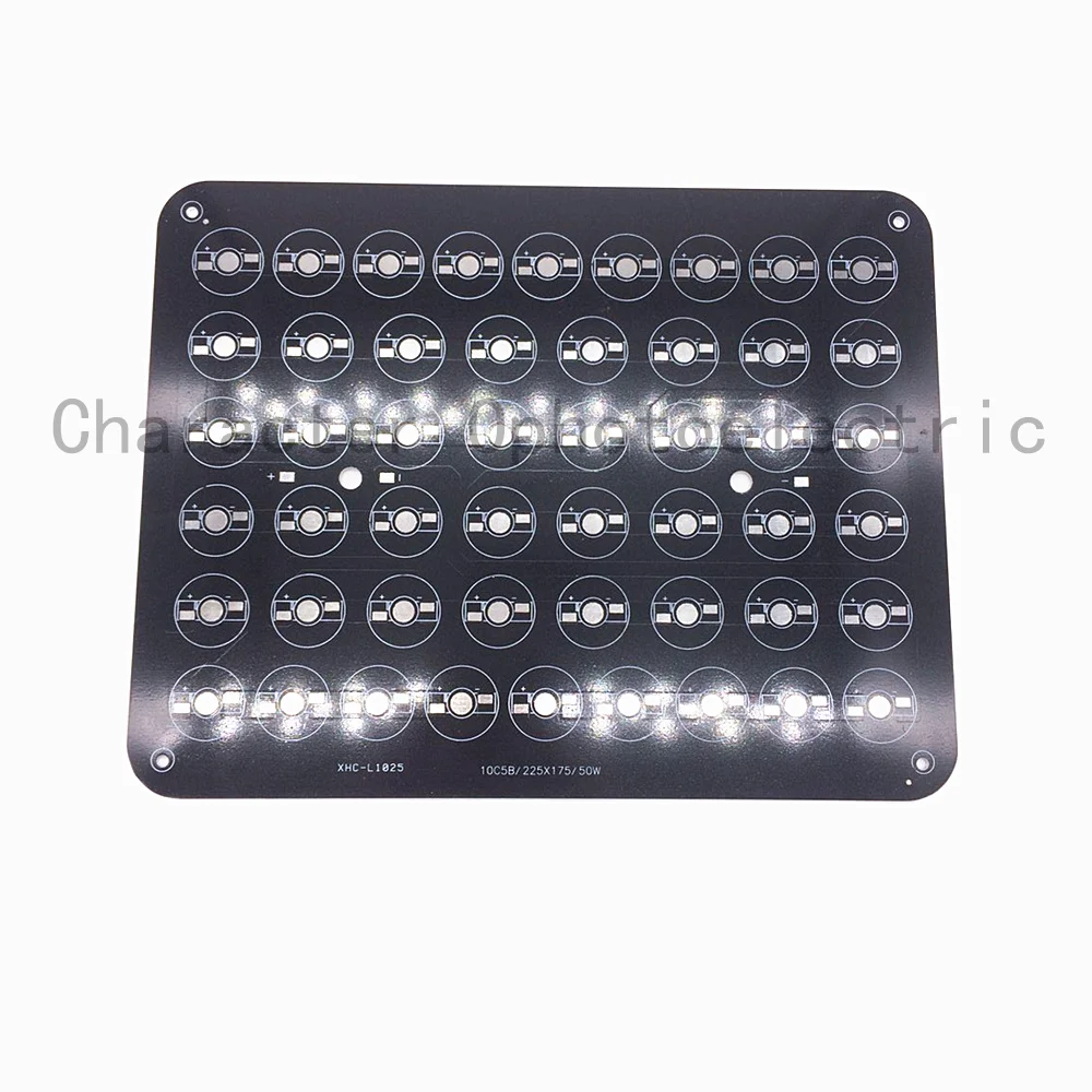 50 Вт 10x5 225*175 мм алюминиевый PCB монтажная плата за 50 шт х 1 Вт, 3 Вт высокой мощности Мощность светодиодный